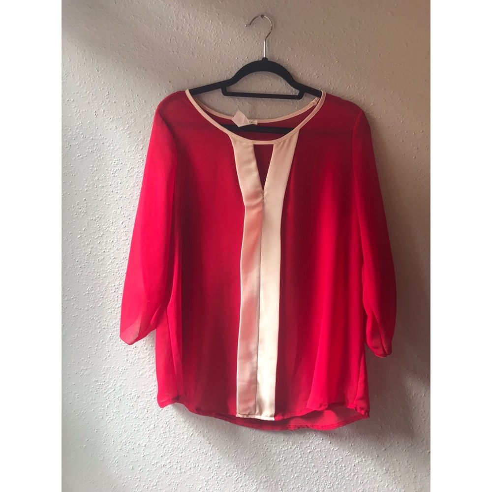 Vivayou Red Blouse